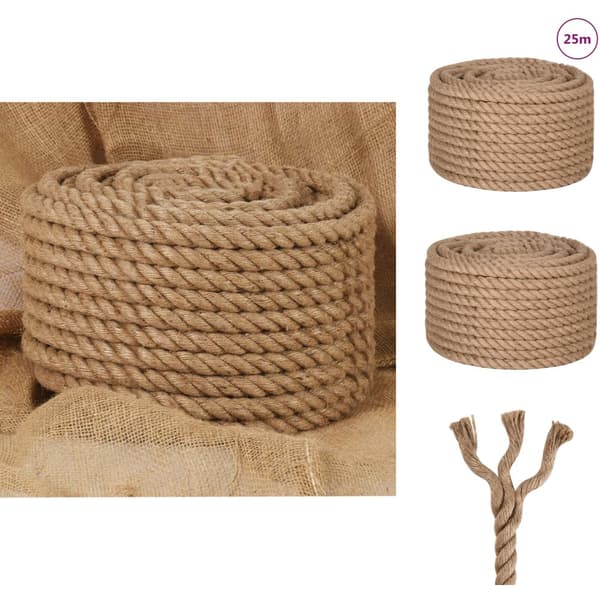 Reb - Living jutereb 25 m langt 20 mm tykt