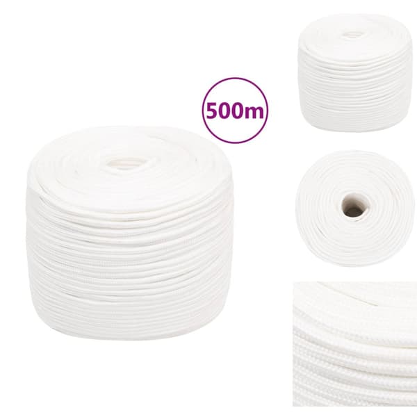Köydet - Living Veneköysi täysvalkoinen 10 mm 500 m polypropeeni