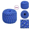 Pikkukuva 1 / 7: Köydet - Living Veneköysi sininen 10 mm 25 m polypropeeni
