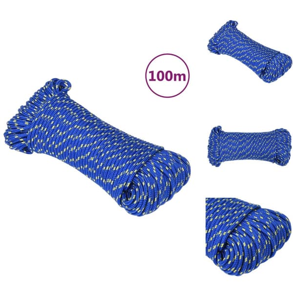 Rep - Living Båtlina blå 3 mm 100 m polypropen