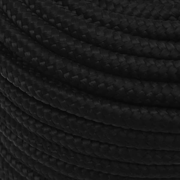 Reb - Living arbejdsreb 12 mm 25 m polyester sort
