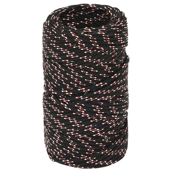Båtlina svart 2 mm 50 m polypropen - Rep - Båtrep - Home & Living