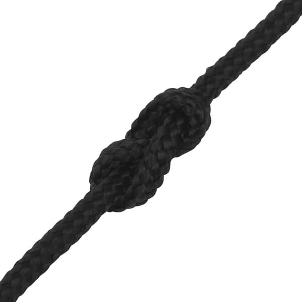 Veneköysi täysmusta 2 mm 50 m polypropeeni - Veneköysi - Veneköydet - Home & Living