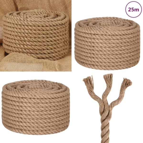 Jutereb 25 m langt 16 mm tykt - Jutereb - Jutesnor - Home & Living