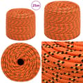 Miniatyrbillede 1 af 7: Tovværk til båd 6 mm 25 m polypropylen orange - Bådreb - Bådtov - Home & Living