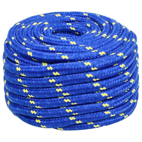 Tovværk til båd 20 mm 100 m polypropylen blå - Bådreb - Bådtov - Home & Living