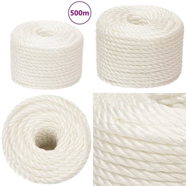 Rep vit 12 mm 500 m polypropylen - Rep - Rep - Home & Living