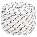Miniatyrbillede 2 af 7: Flettet tovværk 12 mm x 100 m polyester hvid - Bådreb - Bådtov - Home & Living