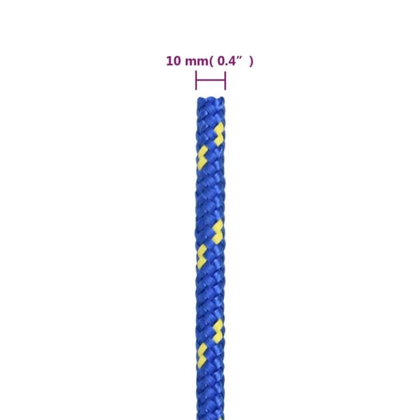 Båtlina blå 10 mm 25 m polypropen - Rep - Båtrep - Home & Living