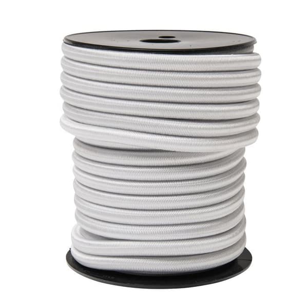 Vit elastisk spännare WERKA PRO Ø 10mm x 20m