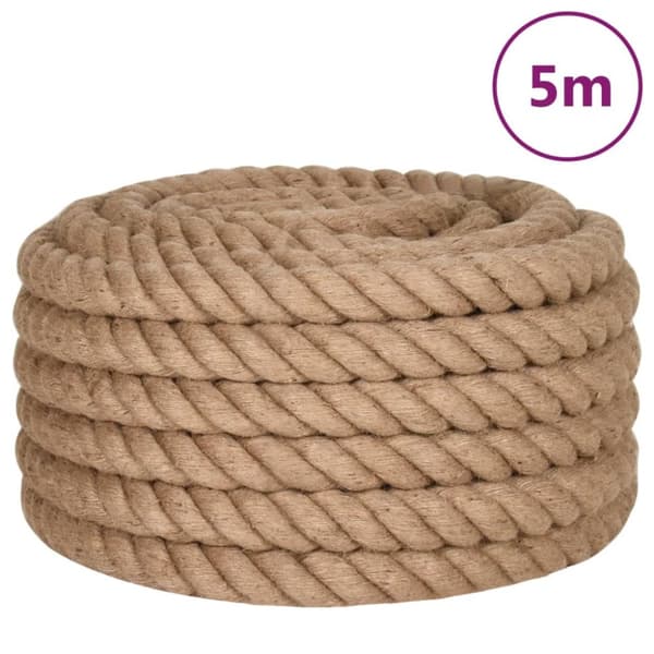 Juterep 5 m långt 36 mm tjockt