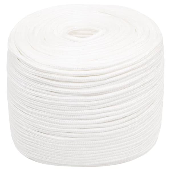 Båtlina helvit 6 mm 500 m polypropylen