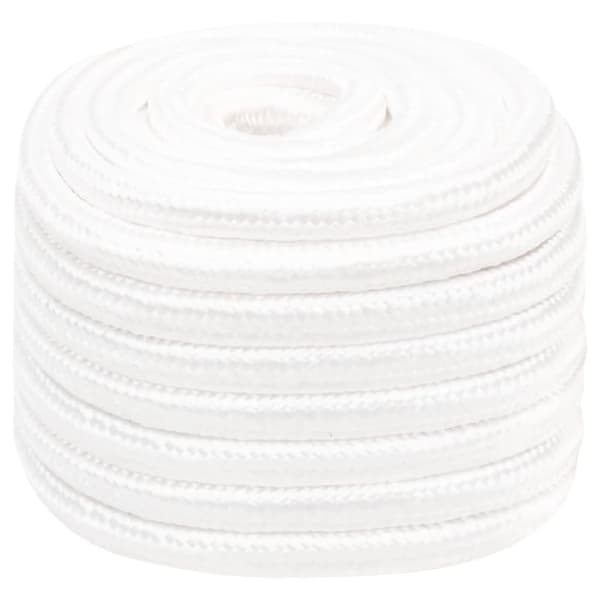 Båtlina helvit 20 mm 25 m polypropylen