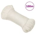 Miniatyrbild 1 av 2: Rep vit 6 mm 100 m polypropylen