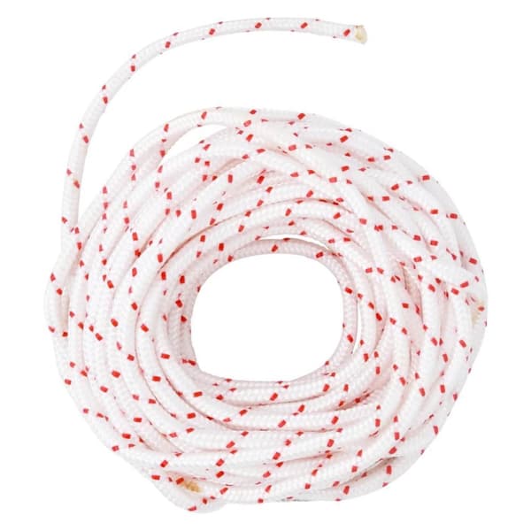 vidaXL Startsnöre vit och röd Ø6 mm 10 m nylon