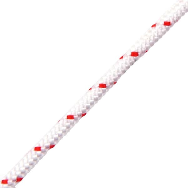 vidaXL Startsnöre vit och röd Ø6 mm 10 m nylon