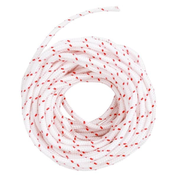 vidaXL startsnor Ø5 mm 10 m nylon hvid og rød