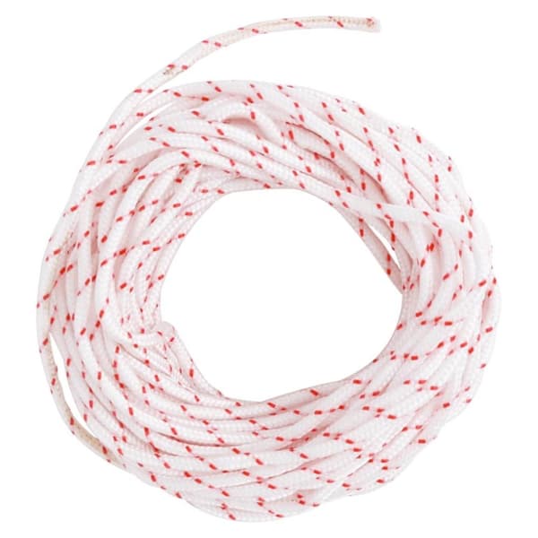 vidaXL Pull Starter Naru Valkoinen ja Punainen Ø3 mm 10 m Nylon