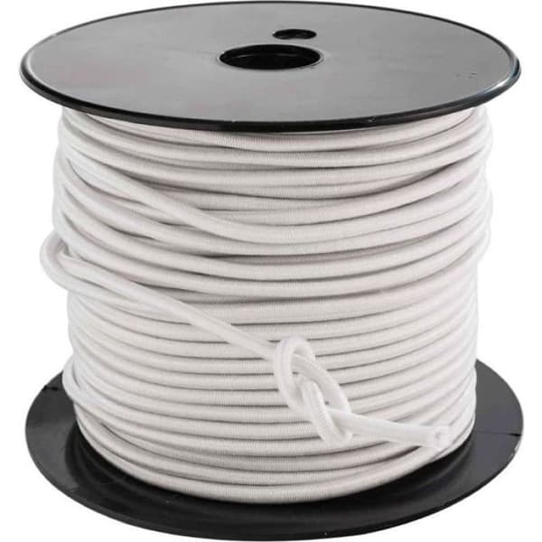 Vit spännare 4mm x 50 meter på rulle