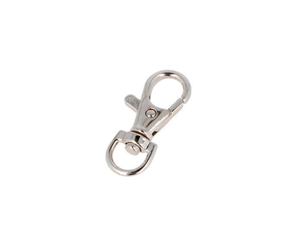Innspiro - A15080301 - VELOX Mousqueton Anneau D Zamak Nickel 9,8 mm. 5 st.
