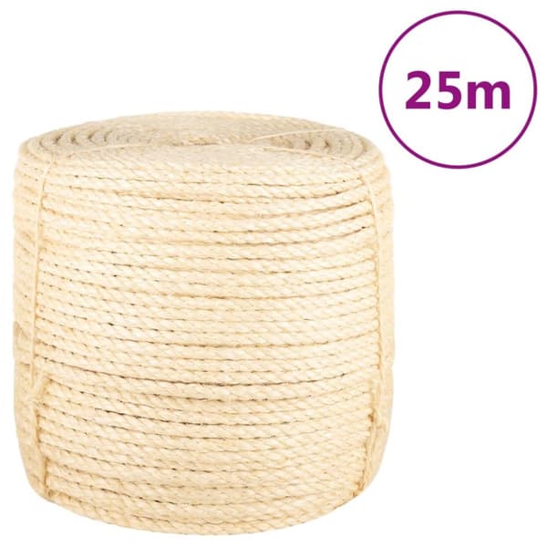 Rep 100% sisal 8 mm 25 m