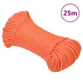 Miniatyrbild 1 av 2: Rep orange 6 mm 25 m polypropylen