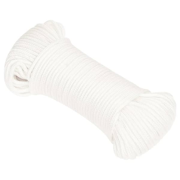 Båtlina helvit 4 mm 250 m polypropylen