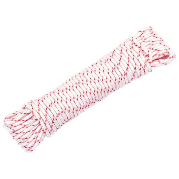 Startsnöre vit och röd Ø3 mm 10 m nylon