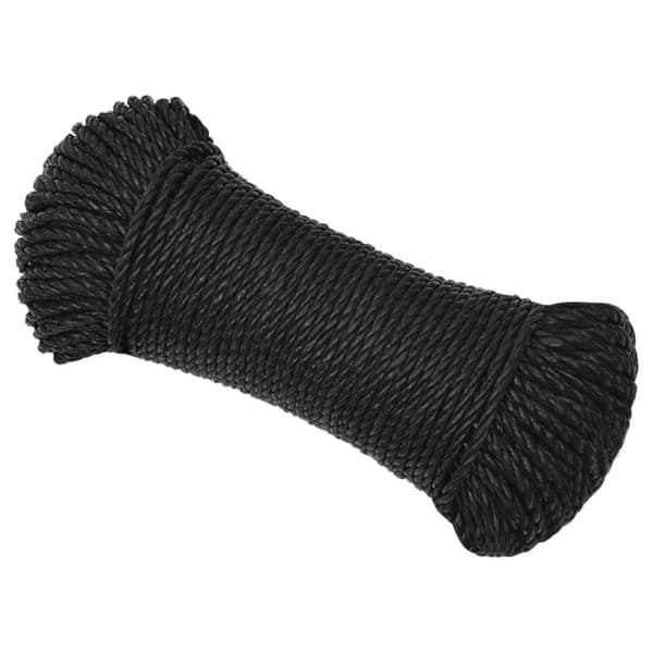Rep svart 3 mm 50 m polypropylen