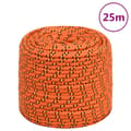 Miniatyrbild 1 av 2: Båtlina orange 8 mm 25 m polypropylen