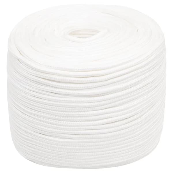 Båtlina helvit 6 mm 50 m polypropylen