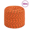 Miniatyrbild 1 av 2: Båtlina orange 10 mm 50 m polypropylen