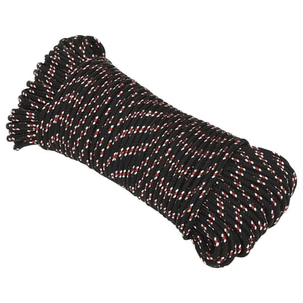 Båtlina svart 3 mm 250 m polypropylen