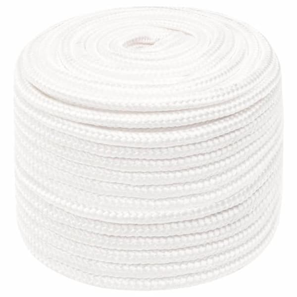 Båtlina helvit 12 mm 250 m polypropylen