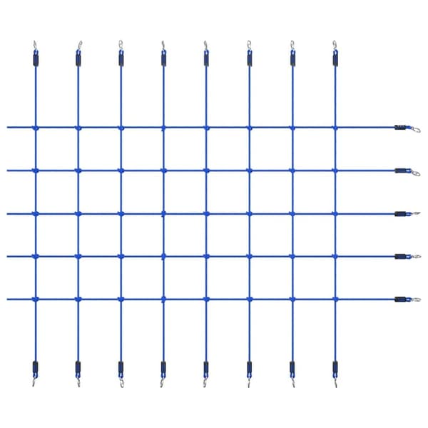 vidaXL Kiipeilyverkko 200x150 cm sininen