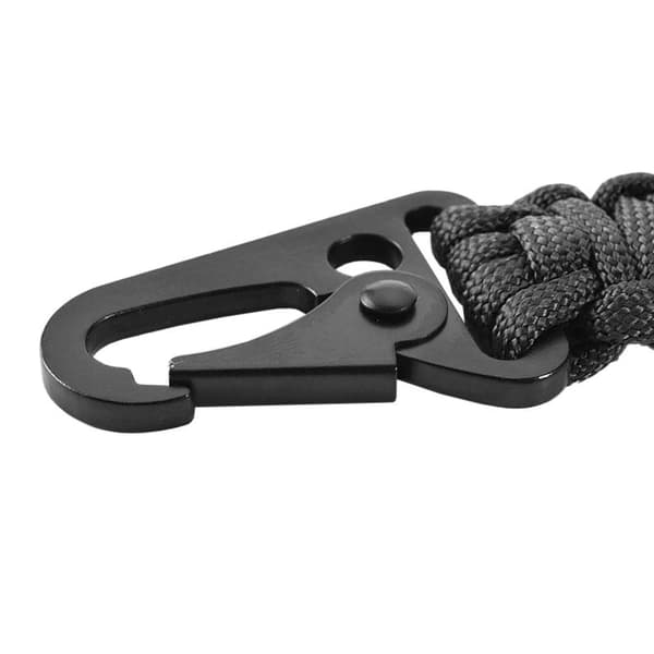 Paracord med Karbinhake - Svart