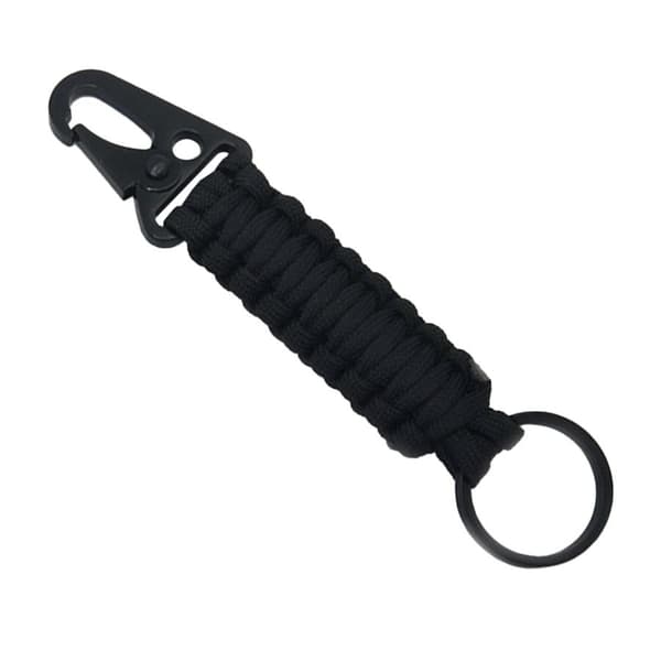 Paracord med Karbinhake - Svart