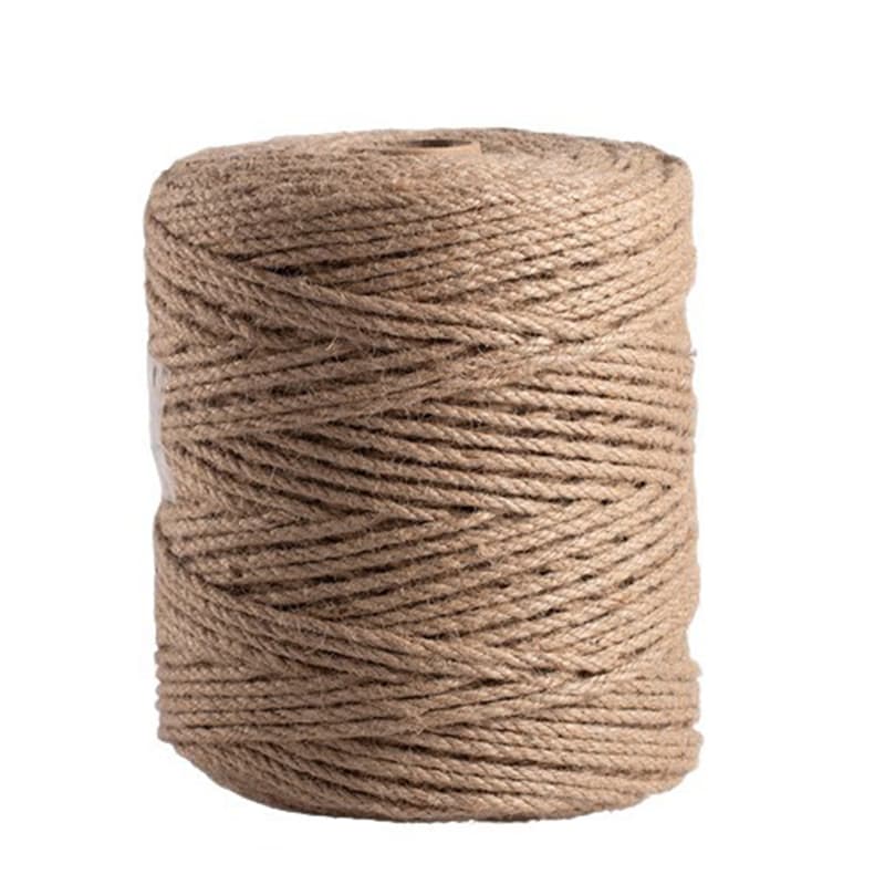 Bomullssnöre 1 rulle Brun 50 m/4 mm