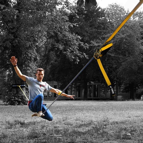 Gibbon Slacklines Flow Line Treewear Blå 25 m
