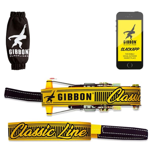 Gibbon Slacklines Classic Line X13 Xl Gul 25 m