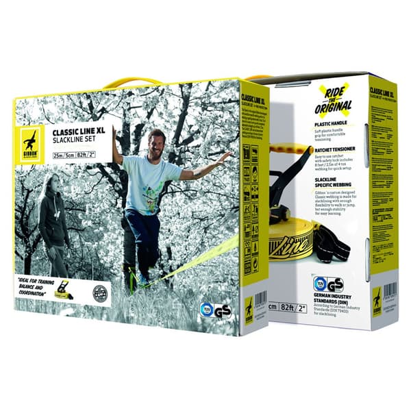 Gibbon Slacklines Classic Line X13 Xl Gul 25 m