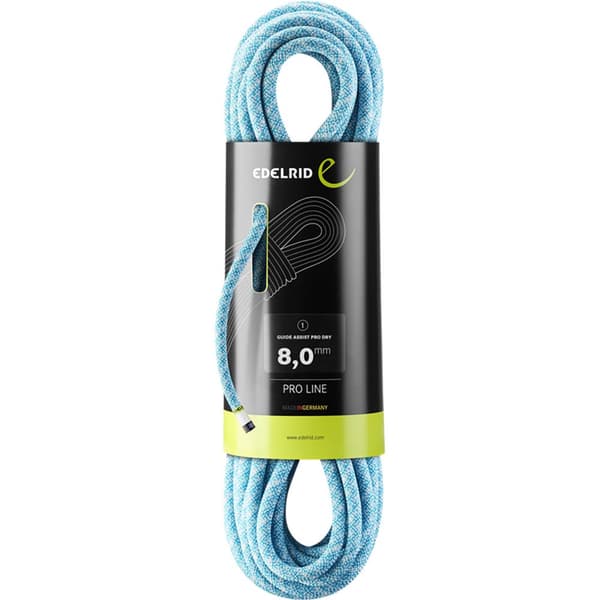 Edelrid Reb Guide Assist Pro Dry 8 Mm Blå 20 m
