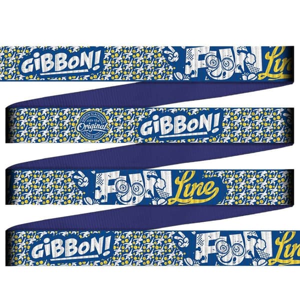 Gibbon Slacklines Fun Line Treewear Blå