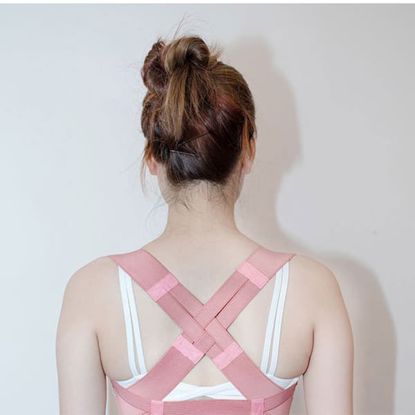 INF Pink Anti-Slouch Posture Corrector Back Brace  L