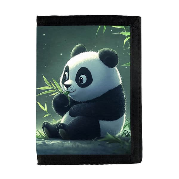 Söt Tecknad Panda För Barn Plånbok