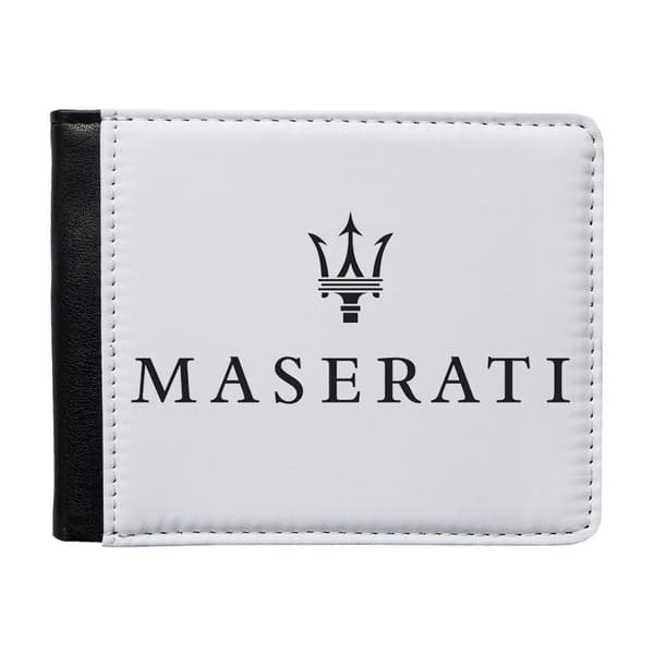 Maserati Black Logo Herrepung Med Møntlomme