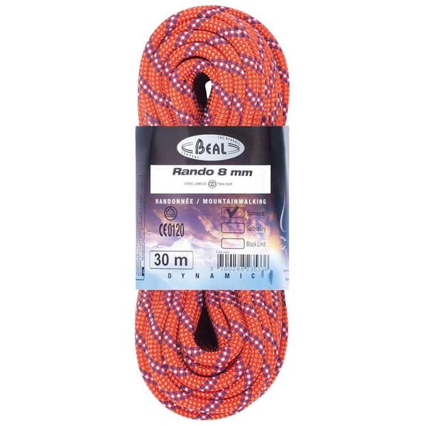 Beal Rando 8 Mm Rep Flerfärgad 48 m