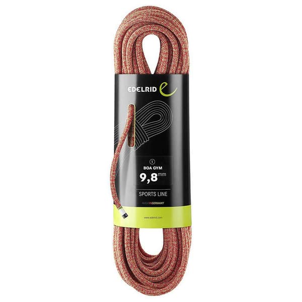 Edelrid Boa Gym 9.8 Mm Reb Rød 200 m
