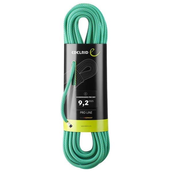 Edelrid Hummingbird Pro Dry 9.2 Mm Köysi Vihreä 30 m
