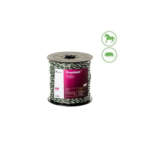 Corde Conductrice - Pastormatic - 5mm - Längd 200m - Elektrisk Resistans 1,60 Ohm - Belastning 310 Kg